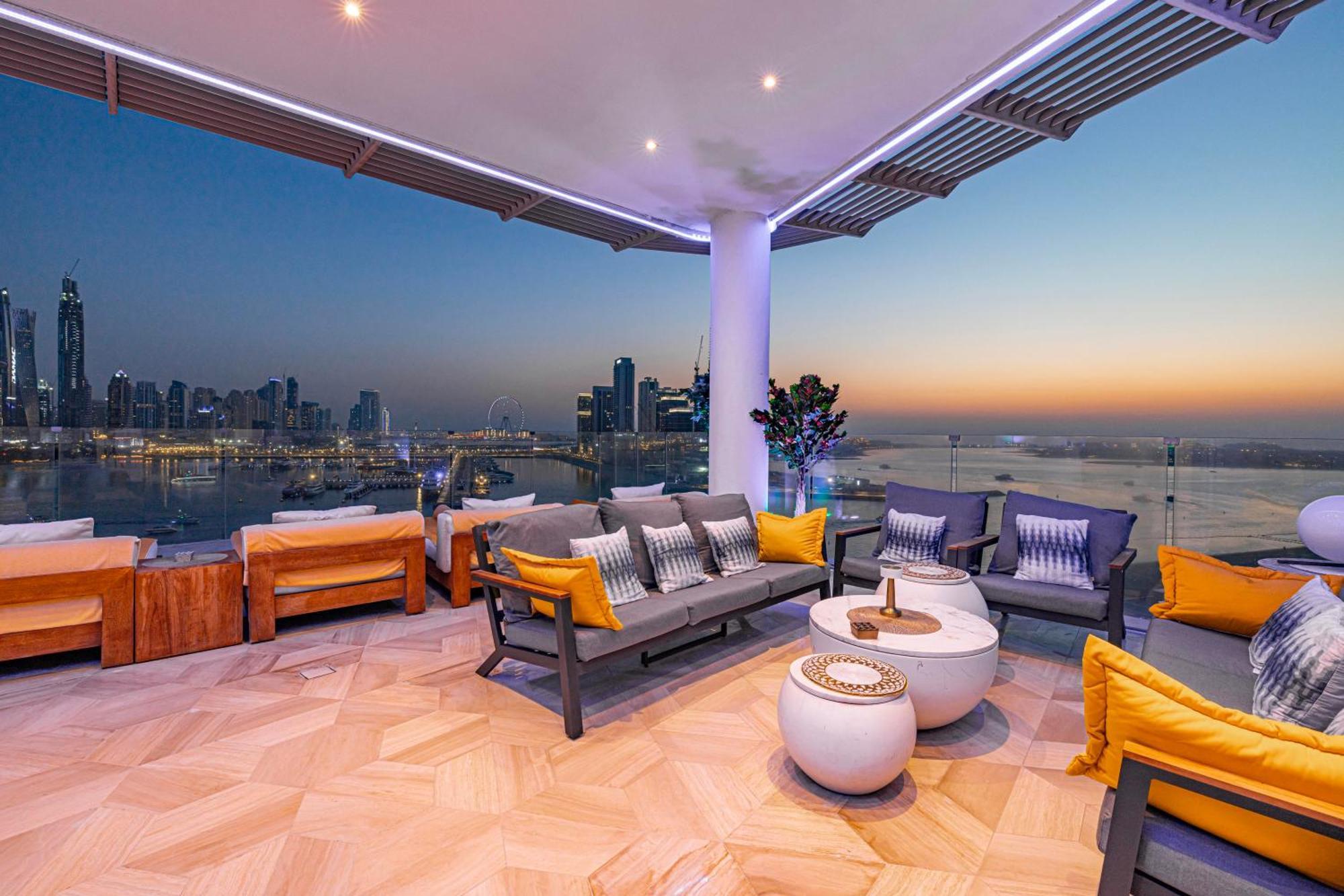 Five Palm Jumeirah 2Br Luxury Penthouse , Full Marina See View With Private Pool Дубай Экстерьер фото