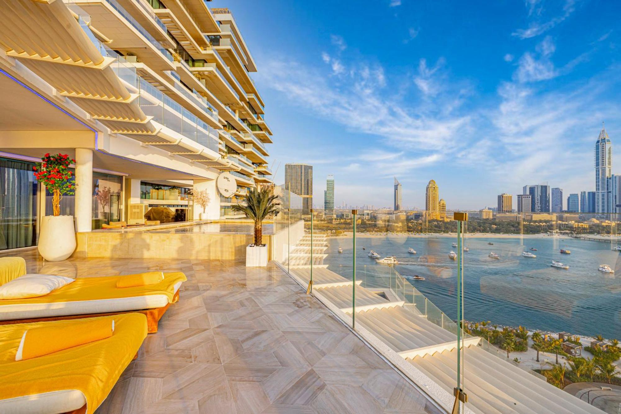 Five Palm Jumeirah 2Br Luxury Penthouse , Full Marina See View With Private Pool Дубай Экстерьер фото