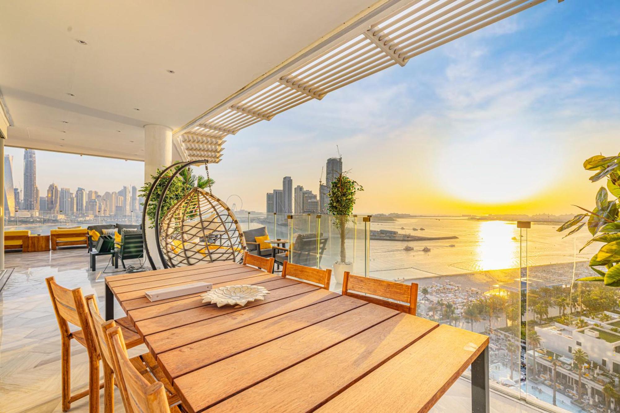 Five Palm Jumeirah 2Br Luxury Penthouse , Full Marina See View With Private Pool Дубай Экстерьер фото