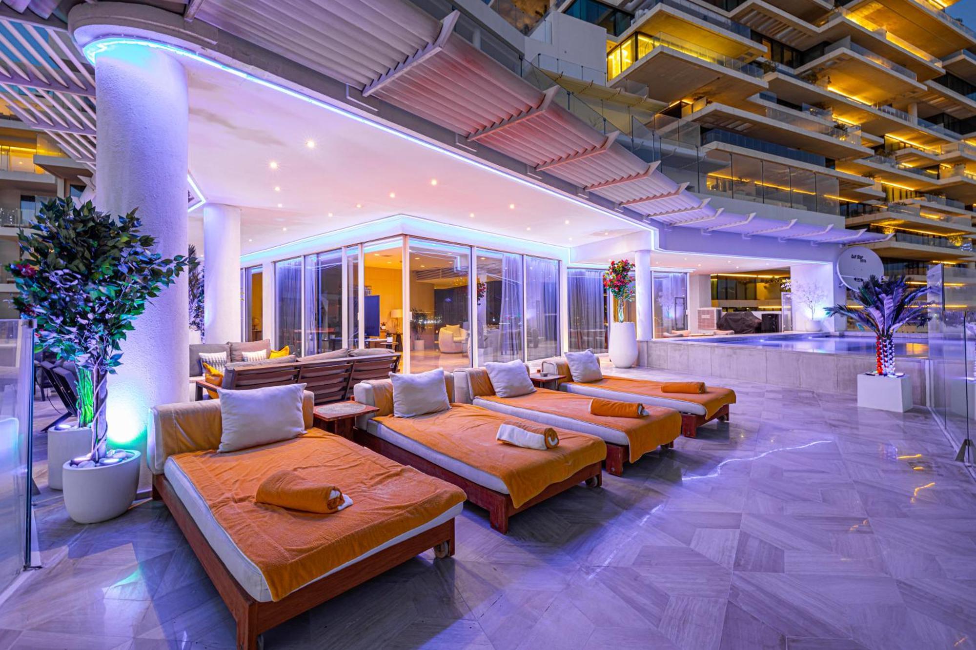 Five Palm Jumeirah 2Br Luxury Penthouse , Full Marina See View With Private Pool Дубай Экстерьер фото